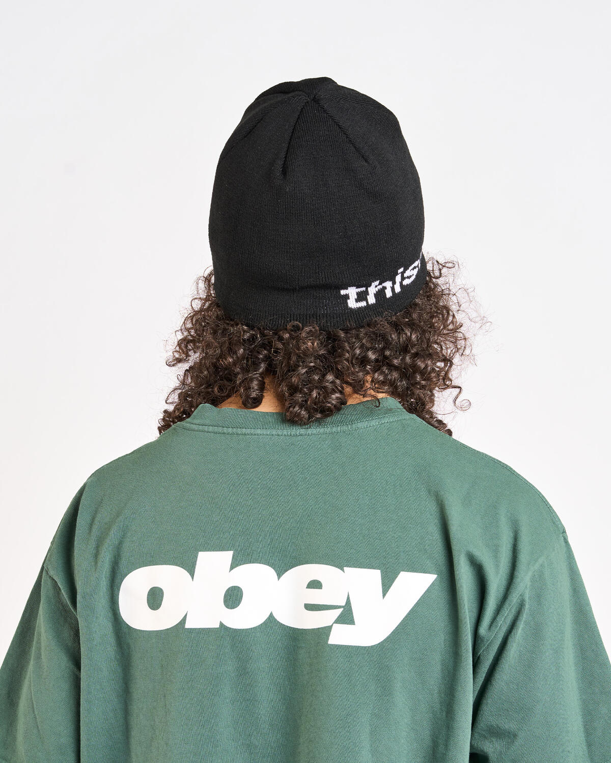 Thisisneverthat SP-Logo No Cuff Beanie | TN250WHWBE0A-BLK | AFEW STORE